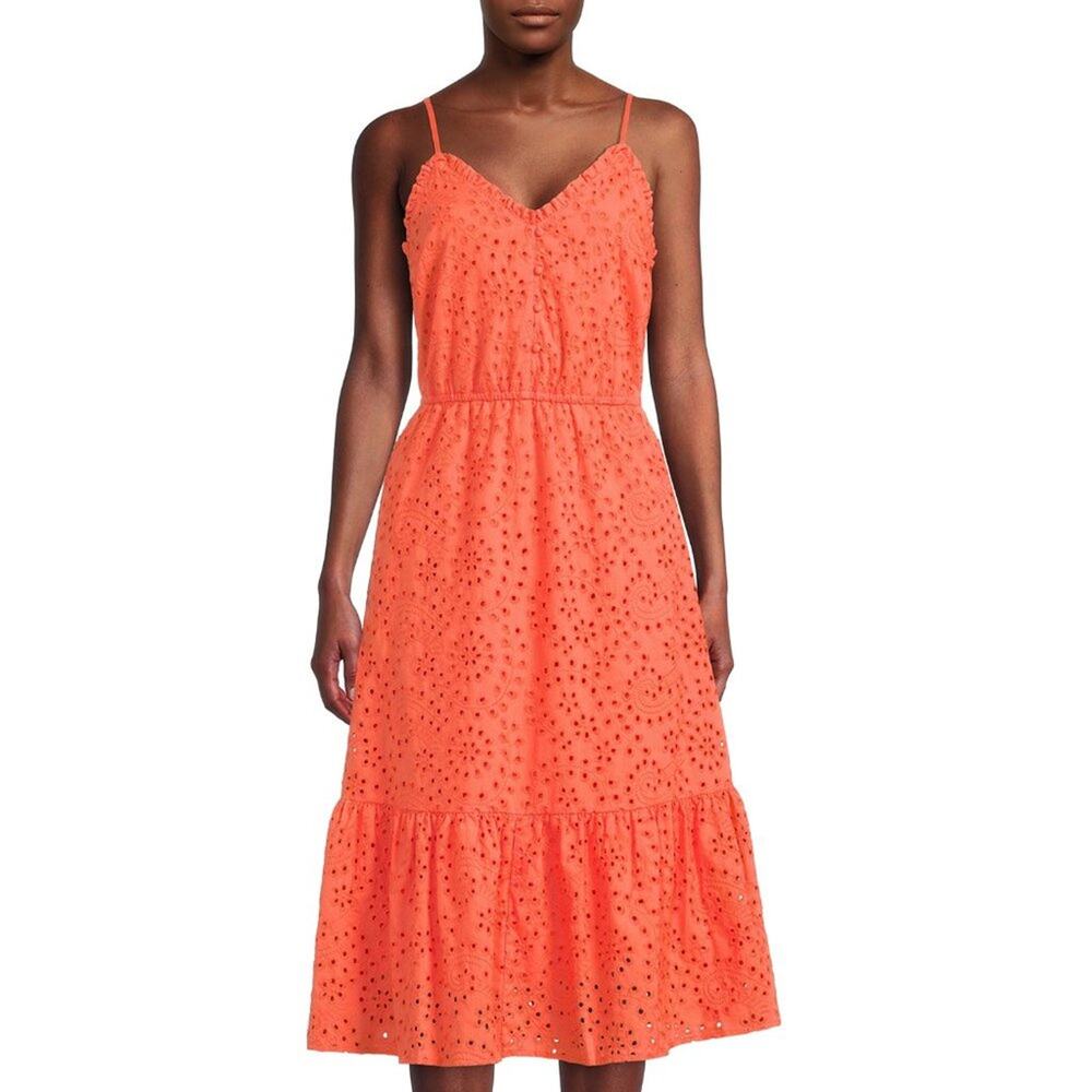 TIME AND TRUE WOMEN'S TIERED MIDI DRESS SIZE X-SMALL BRAND NEW WITH TAGS